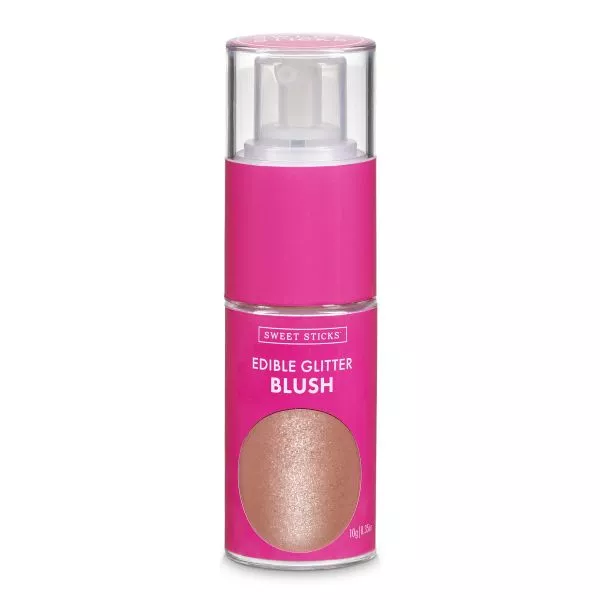 Blush Glitter Pump